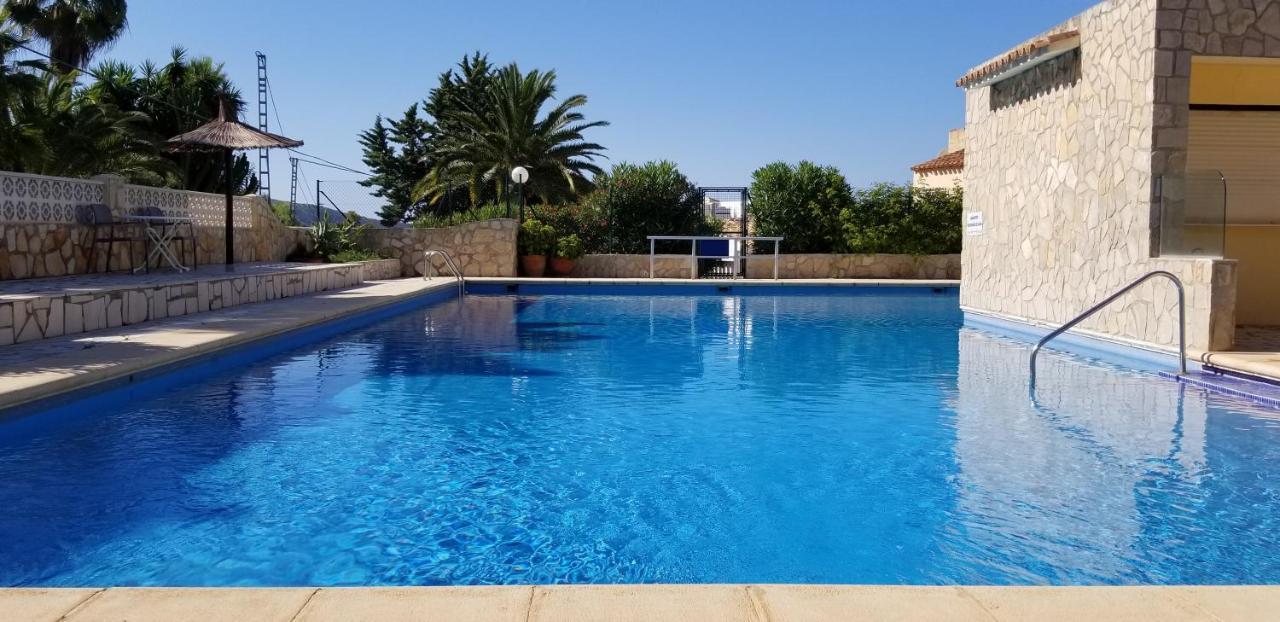 Strandnahe Wohnung Mit Meerblick Moraira Eksteriør bilde